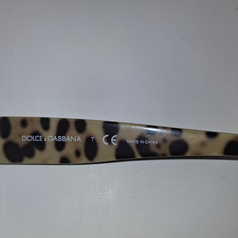 Dolce & Gabbana DG4233 Leopard Print Butterfly Sunglasses Brown Gradient 2870/13 - Picture 5 of 8